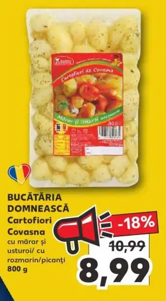 Kaufland BUCĂTĂRIA DOMNEASCĂ Cartofiori Covasna cu mărar şi usturoi/ cu rozmarin/picanţi 800 g Ofertă