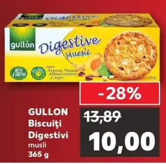 Kaufland GULLON Biscuiţi Digestivi musli 365g Ofertă
