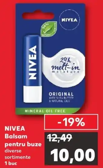 Kaufland NIVEA Balsam pentru buze diverse sortimente 1 buc Ofertă