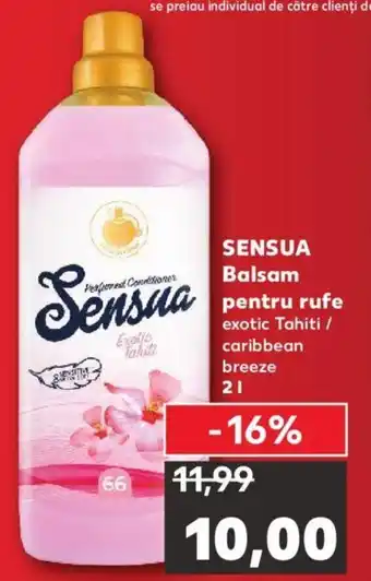 SENSUA Balsam pentru rufe exotic Tahiti / caribbean breeze 2l