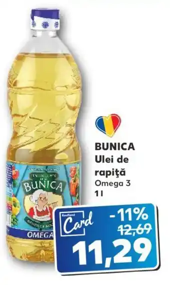 BUNICA Ulei de rapiţă Omega 3 1l