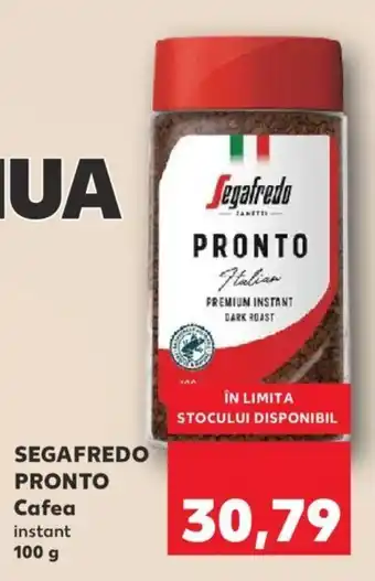 Kaufland SEGAFREDO PRONTO Cafea instant 100 g Ofertă