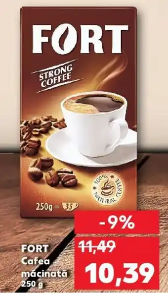 Kaufland FORT Cafea măcinată 250 g Ofertă