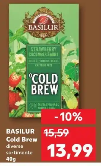 Kaufland BASILUR Cold Brew diverse sortimente 40g Ofertă
