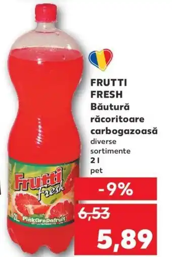 Kaufland FRUTTI FRESH Băutură răcoritoare carbogazoasă diverse sortimente 2l Ofertă