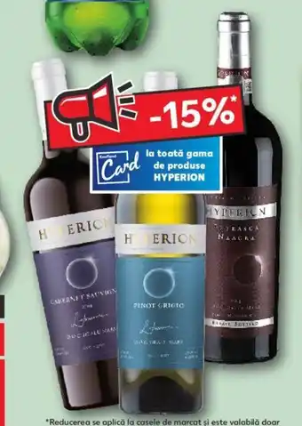 Kaufland HYPERION la toată gama de produse HYPERION Ofertă