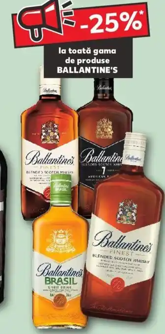 Kaufland Ballantine's la toată gama de produse BALLANTINE'S Ofertă