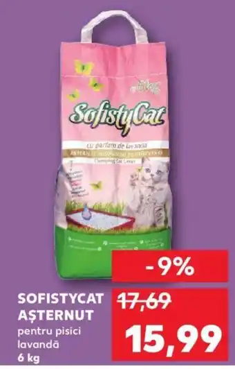 SOFISTYCAT AŞTERNUT pentru pisici lavandă 6 kg