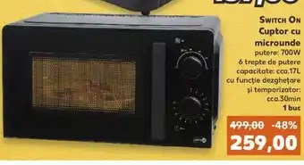 Kaufland SWITCH ON Cuptor cu microunde putere: 700W 1 buc Ofertă
