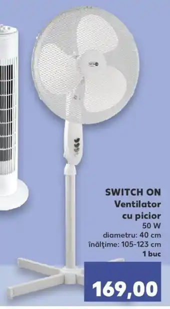 SWITCH ON Ventilator cu picior 50 W 1 buc