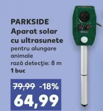 Kaufland PARKSIDE Aparat solar cu ultrasunete pentru alungare animale rază detecţie: 8 m 1 buc Ofertă