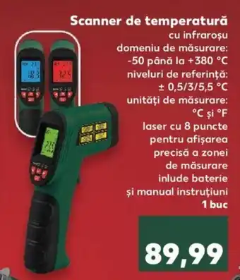 Parkside Scanner de temperatură 1 buc