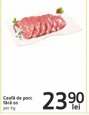 Supeco Ceafă de porc fără os per kg Ofertă