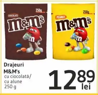 Supeco M&M's Drajeuri cu ciocolată/ cu alune 250g Ofertă