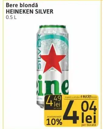 HEINEKEN SILVER Bere blondă 0.5l