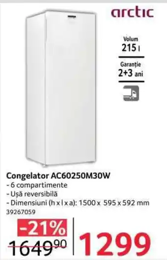 Arctic Congelator AC60250M30W