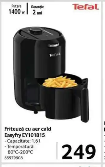 Selgros Tefal Friteuză cu aer cald Easyfry EY101815 1400w Ofertă