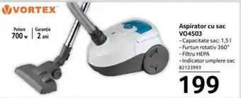 Selgros VORTEX Aspirator cu sac VO4503 700w Ofertă