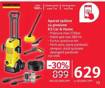 KÄRCHER Aparat spălare cu presiune K3 Car & Home 120 bar 1600w