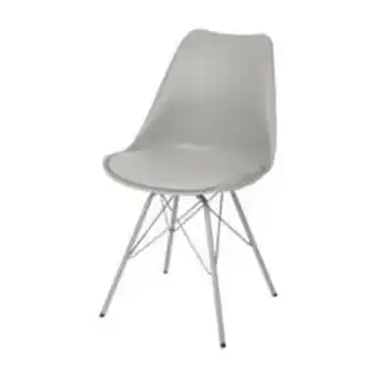Brico Depôt Scaun bucatarie, gri deschis, otel, 84 x 48 cm • goodhome marula Ofertă