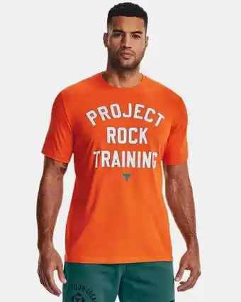 Under Armour Men's project rock training short sleeve Ofertă