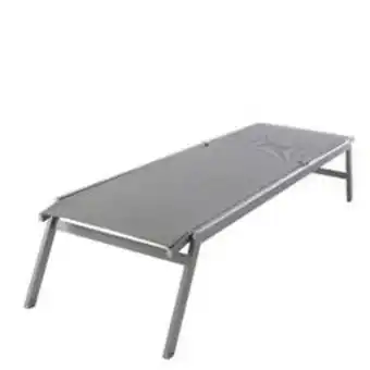 Brico Depôt Sezlong de gradina si terasa, gri, aluminiu, 195 x 59 x 92.5 cm • goodhome batz Ofertă