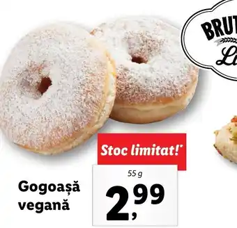 Lidl BRUTĂRIA Lidl Gogoaşă vegană 55g Ofertă
