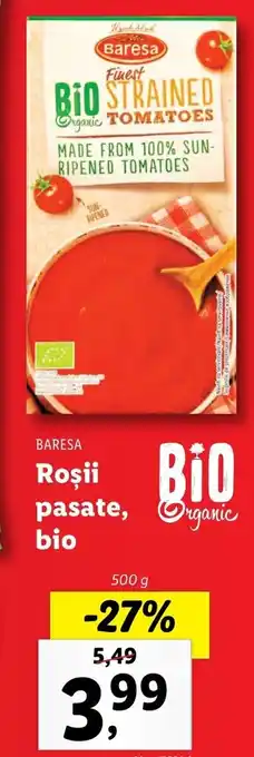Lidl BARESA Roșii pasate Bio 500g Ofertă