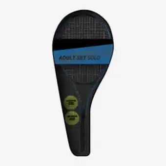 Set tenis solo 1 rachetă - 2 mingi - 1 husă adulți