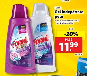 FORMIL Gel îndepărtare pete 1.5l