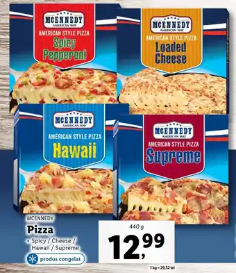 Lidl MCENNEDY Pizza 440g Ofertă