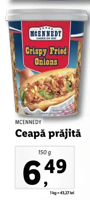 Lidl MCENNEDY Ceapă prăjită 150g Ofertă