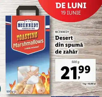 Lidl MCENNEDY Desert din spumă de zahăr 500g Ofertă