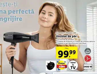 Lidl SILVERCREST PERSONAL CARE Uscător de păr 2400w Ofertă