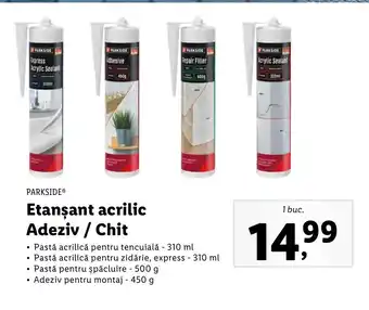 Lidl PARKSIDE Etanșant acrilic Adeziv / Chit 1 buc. Ofertă