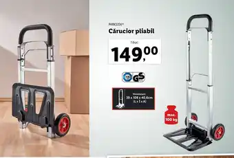 Lidl PARKSIDE Cărucior pliabil 1 buc. Ofertă