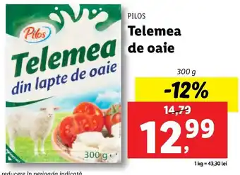 Lidl Pilos Telemea de oaie 300g Ofertă