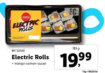 Lidl MY SUSHI Electric Rolls 185g Ofertă