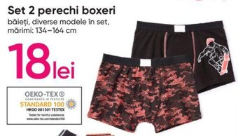 Pepco Set 2 perechi boxeri Ofertă