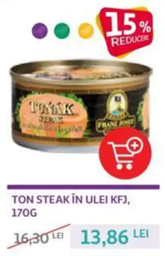 Auchan TON STEAK ÎN ULEI KFJ, 170G Ofertă
