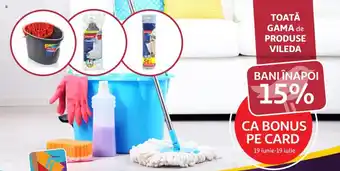 Auchan TOATĂ GAMA de PRODUSE VILEDA BANI ÎNAPOI Ofertă