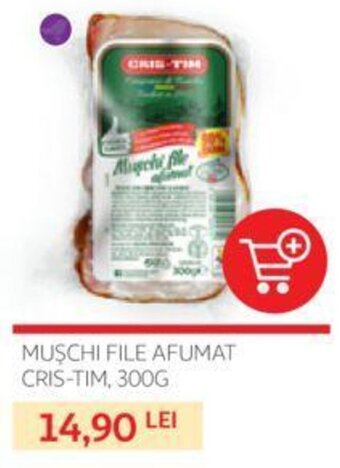 Auchan MUŞCHI FILE AFUMAT CRIS-TIM, 300G Ofertă