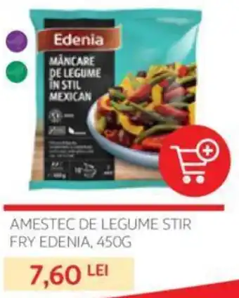 Auchan AMESTEC DE LEGUME STIR FRY EDENIA, 450G Ofertă