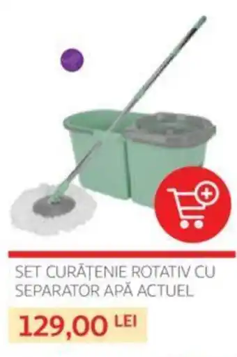 Auchan SET CURĂŢENIE ROTATIV CU SEPARATOR APĂ ACTUEL Ofertă