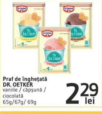 Praf de îngheţată DR. OETKER vanilie / căpşună / ciocolată 65g/67g/69g