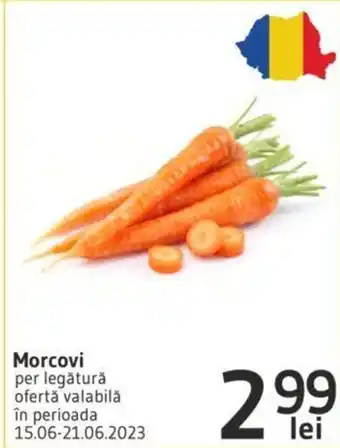 Supeco Morcovi per legătură ofertă valabilă în perioada Ofertă