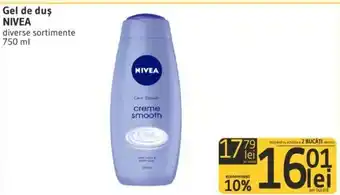 Supeco Gel de duş NIVEA diverse sortimente 750 ml Ofertă
