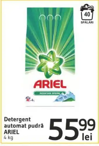 Supeco Detergent automat pudră ARIEL 4 kg Ofertă
