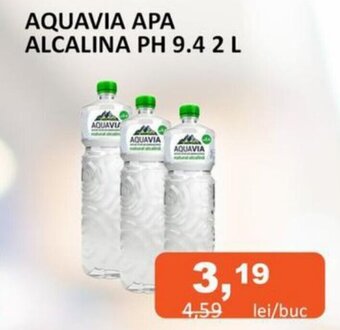 Unicarm AQUAVIA APA ALCALINA PH 9.4 2 L Ofertă