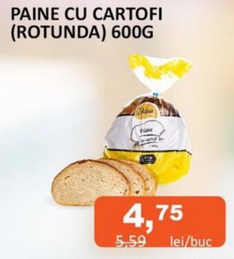 PAINE CU CARTOFI (ROTUNDA) 600G